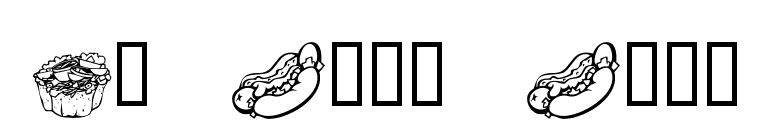 KR Fast Food font preview