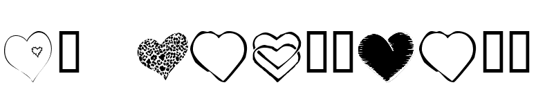 KR Heartfelt font preview
