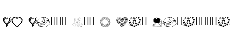 KR Kat's Got A New Valentine font preview