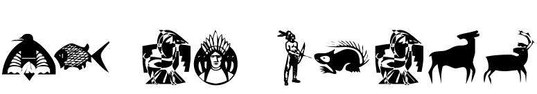 KR NA Dings font preview