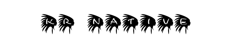 KR Native font preview