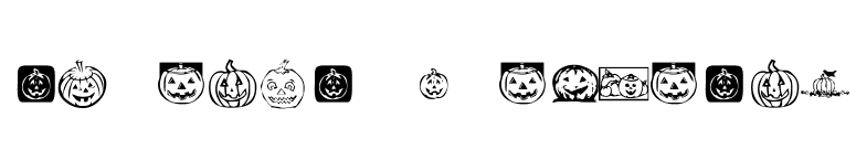 KR Pick A Pumpkin font preview