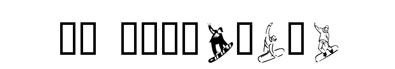 KR Snowboard font preview