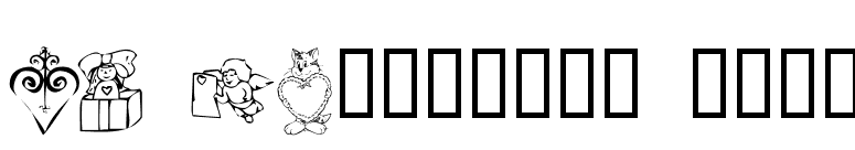KR Valentine 2003 font preview