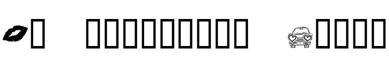 KR Valentine Dings font preview