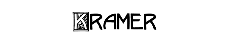 Kramer font preview