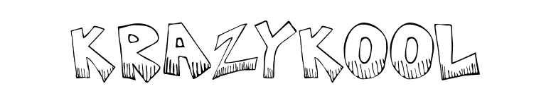 KrazyKool font preview