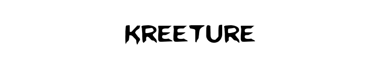 Kreeture font preview