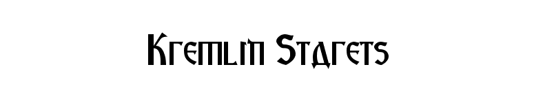 Kremlin Starets font preview