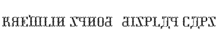 Kremlin Synod (Display Caps) font preview