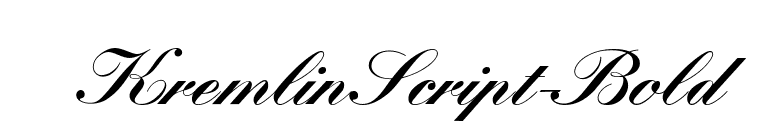 KremlinScript-Bold font preview