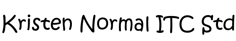 Kristen Normal ITC Std font preview