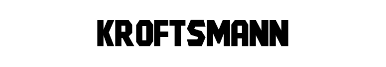 Kroftsmann font preview