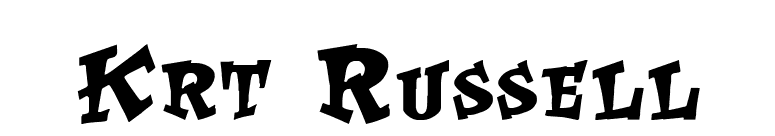 Krt Russell font preview
