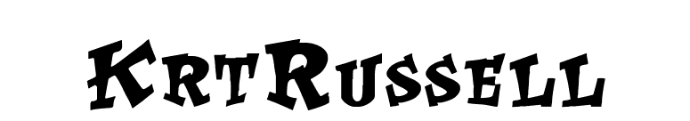 KrtRussell font preview