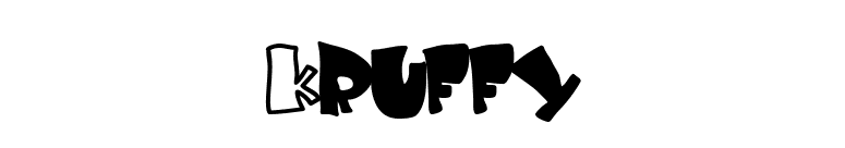 Kruffy font preview