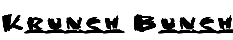 Krunch Bunch font preview
