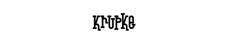 Krupke font preview