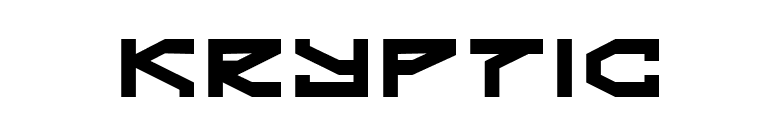 Kryptic font preview