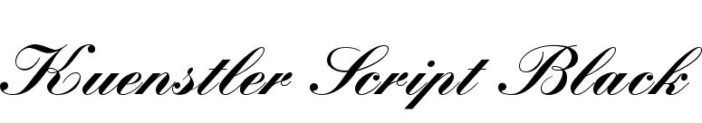 Fontsmarket Com Download Kuenstler Script Black Font For Free