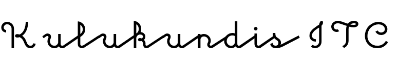 Kulukundis ITC font preview