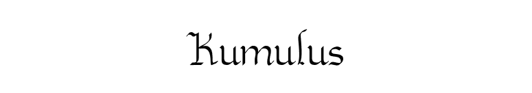 Kumulus font preview