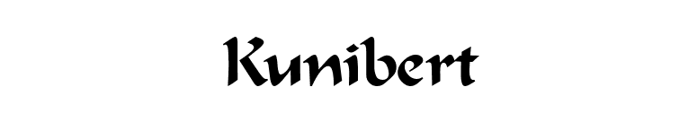 Kunibert font preview