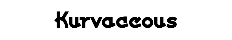 Kurvaceous font preview