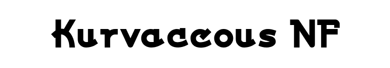 Kurvaceous NF font preview