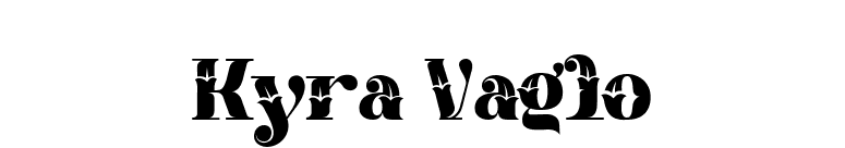 Kyra Vaglo font preview