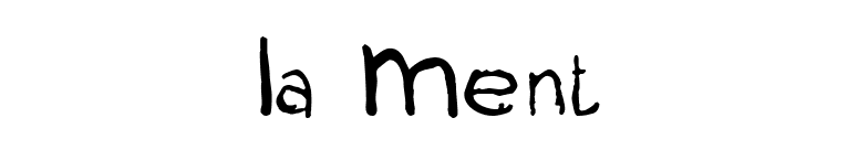 La Ment font preview