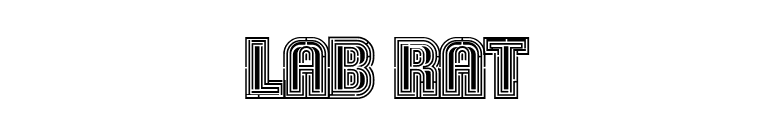 Lab Rat font preview