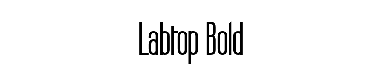 Labtop Bold font preview
