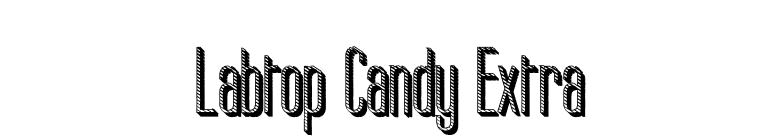 Labtop Candy Extra font preview