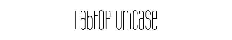 Labtop Unicase font preview