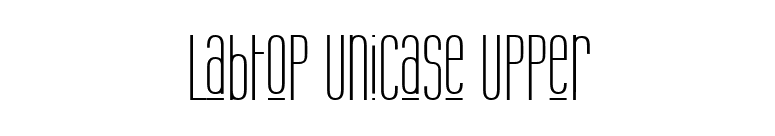 Labtop Unicase Upper font preview