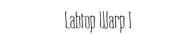 Labtop Warp 1 font preview