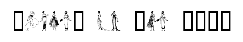 Ladies of the 20's font preview