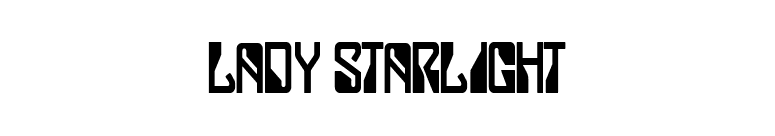 Lady Starlight font preview