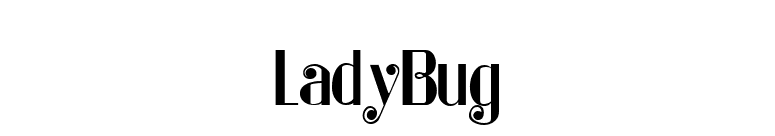 LadyBug font preview