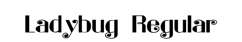 Ladybug Regular font preview