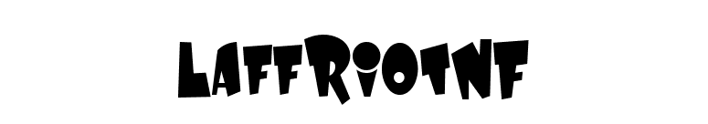 LaffRiotNF font preview