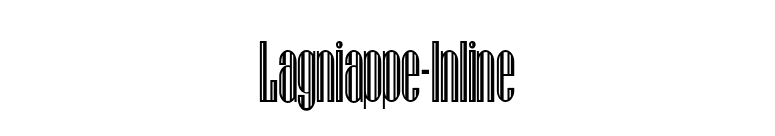 Lagniappe-Inline font preview