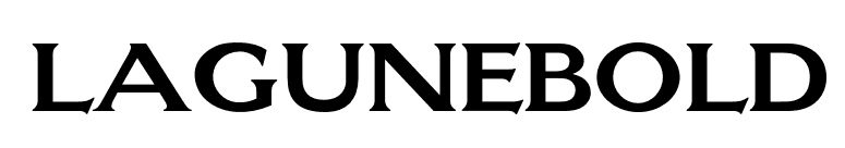LaguneBold font preview