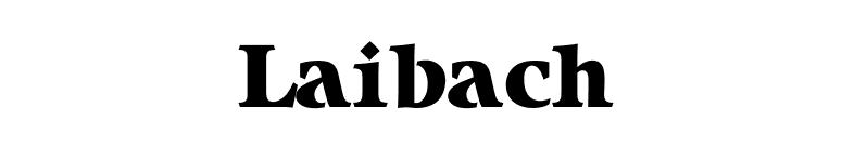 Laibach font preview