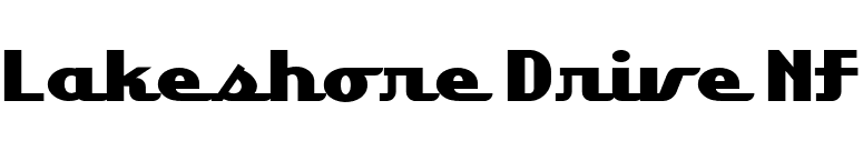 Lakeshore Drive NF font preview