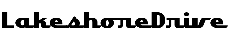 LakeshoreDrive font preview
