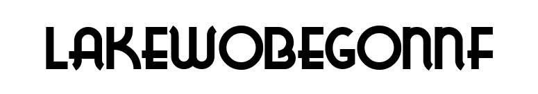 LakeWobegonNF font preview