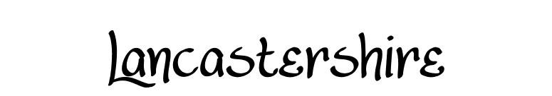 Lancastershire font preview