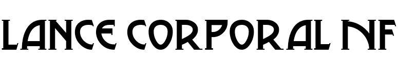 Lance Corporal NF font preview